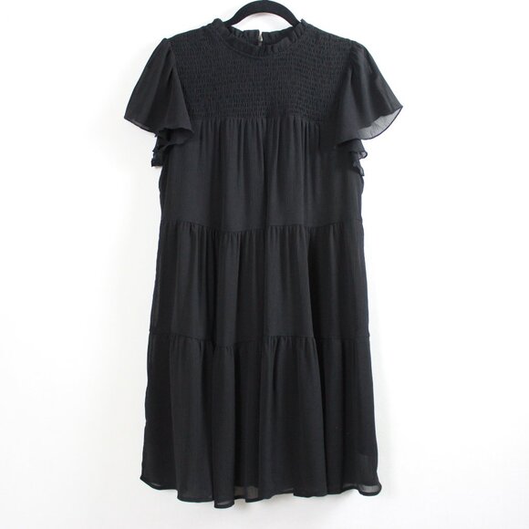 A-line Tiered Mini Summer Dress - Picture 15 of 16